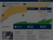 Tablet Screenshot of drrajivgupta.net